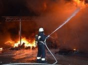 В Одессе горел торговый центр