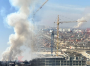 Еще один пожар на территории страны-агрессорки