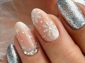 Новогодний маникюр 2021: красивые идеи дизайна на короткие и длинные ногти (фото)