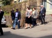 Наталью Витренко облили белой краской 