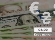 Курс валют на 8 сентября