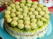 Салат не только вкусный, но и выглядит необычно