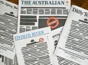 В Австралії газети "замалювали" чорним шпальти на знак протесту