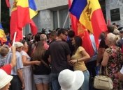Протесты в Молдове: активисты подрались с полицией