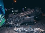 В Киеве произошло тройное ДТП с участием троллейбуса