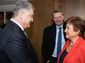 Порошенко провел "теплую встречу" с главой МВФ 