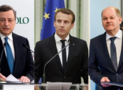 Шольц, Макрон и Драги сегодня приехали в украинскую столицу