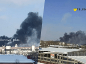 В России горит завод