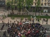 Драка в КГГА: полсотни человек забрали в райотдел