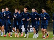 Тренировка сборной Украины