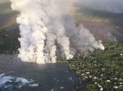 Извержение вулкана Килауэа покрыло Гавайи опасными "золотыми волосами"