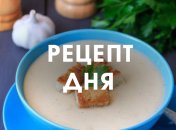 Рецепт дня: Чесночный крем-суп с гренками