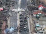 Горят танки захватчиков