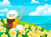 Привітайте близьких з першим днем літа 2025