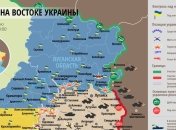 Карта АТО на востоке Украины (12 июля)