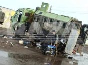 Военные ехали в бронированном грузовике