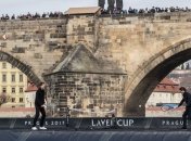 Федерер и Бердых сыграл теннисный матч на яхте (Видео)