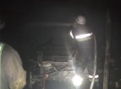 В Харьковской области горел склад-магазин