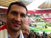 Кличко присутствовал на финале Кубка Германии