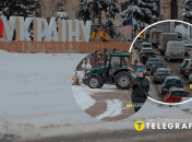 Заснеженный Киев 16 февраля