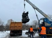 Демонтаж памятника