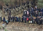 Мігранти на кордоні Польщі та Білорусі