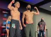 Хуан Рене Тельес і Едуардо Гарза на зважуванні