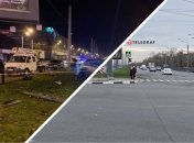 Место смертельного ДТП в Харькове