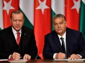 Президент Турции Реджеп Эрдоган и премьер Венгрии Виктор Орбан