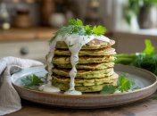 Оладки з кабачків із сиром