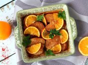 Филе в апельсиновом маринаде