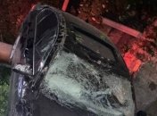 На бешеной скорости снес шлагбаум, ограждение и завис над морем: появилось видео "полета" BMW в Одессе