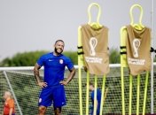 Сборная Нидерландов на тренировке