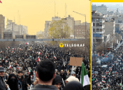 Протестующие на улицах Ирана