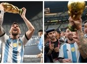 В руках Месси был сувенир