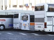 Перевозчики вышли на акцию протеста под Кабмином