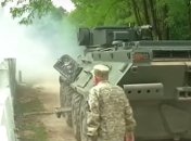 На полигоне под Киевом продемонстрировали новый БТР-3е (Видео)