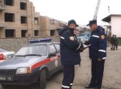 На новостройке в Тернополе упал башенный кран