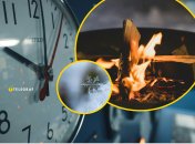 Приближение зимнего времени в Украине