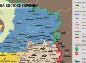 Карта АТО на востоке Украины (3 августа)