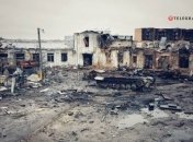 Изуродованные улицы украинского городка