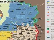 Карта АТО на востоке Украины (7 марта)