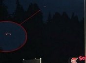 НЛО посетил бейсбольный матч (Видео)