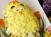 Рецепт дня: салат "Пасхальный цыпленок"