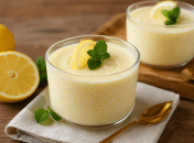 Десерт из желе и творога