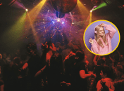 Люди слушают популярный трек 90-х