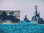 Російські кораблі були вимушені покинути морську акваторію