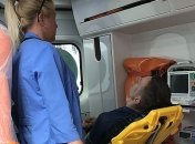 Под Киевом на Обуховском шоссе иномарка пыталась наехать на группу велосипедистов