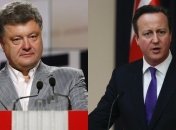 Кэмерон обсудил с Порошенко проблему сепаратистов на востоке Украины