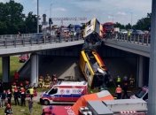 В Варшаве автобус сорвался с моста: водитель принимал амфетамин перед рейсом